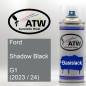 Preview: Ford, Shadow Black, G1 (2023 / 24): 400ml Sprühdose, von ATW Autoteile West.